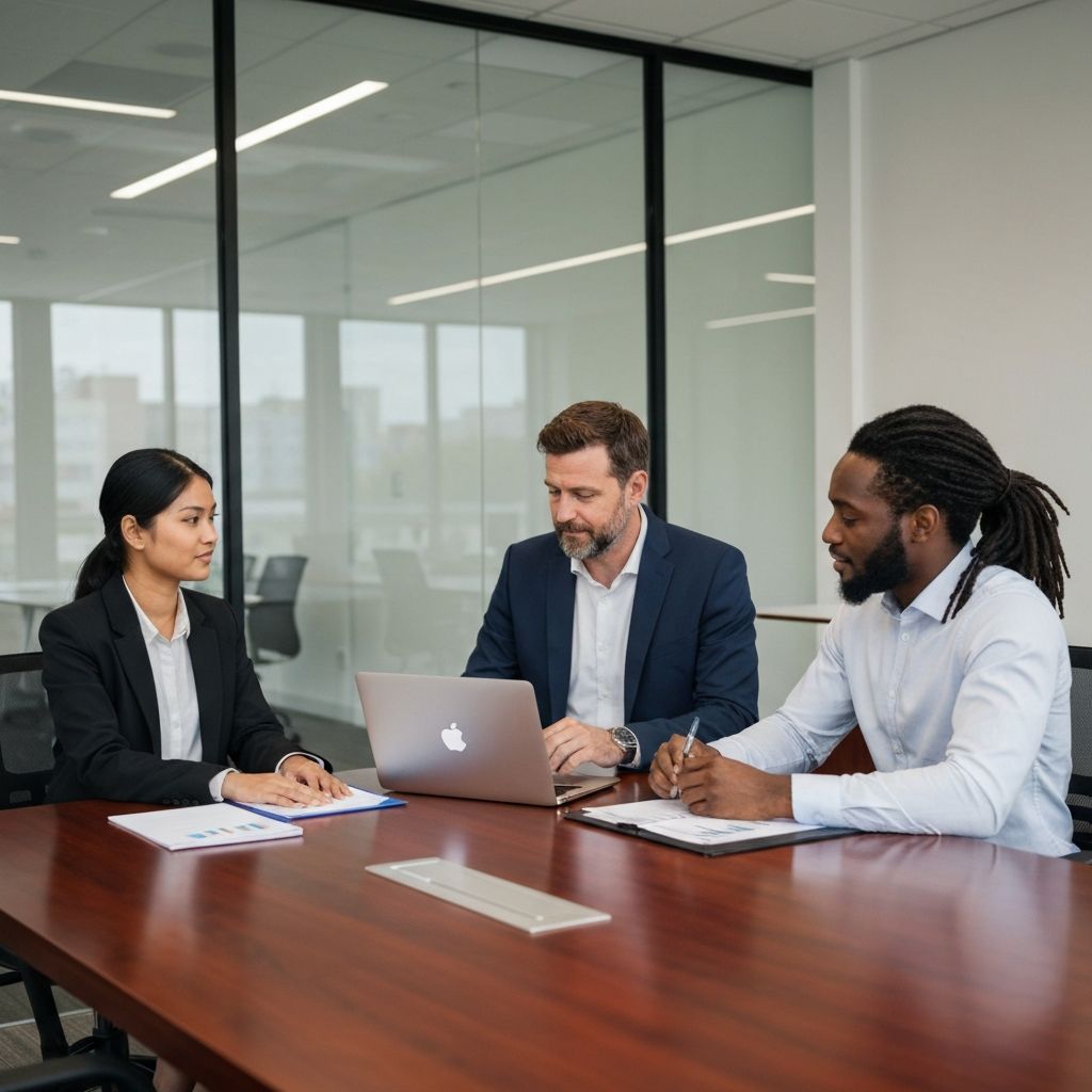 Profesjonalny zespół konsultingowy AmazonTour podczas spotkania biznesowego
